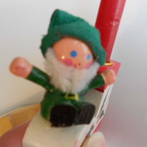 Elf Candle Holders 1950's, 1960's Vintage Figurines - Picture 3 of 12